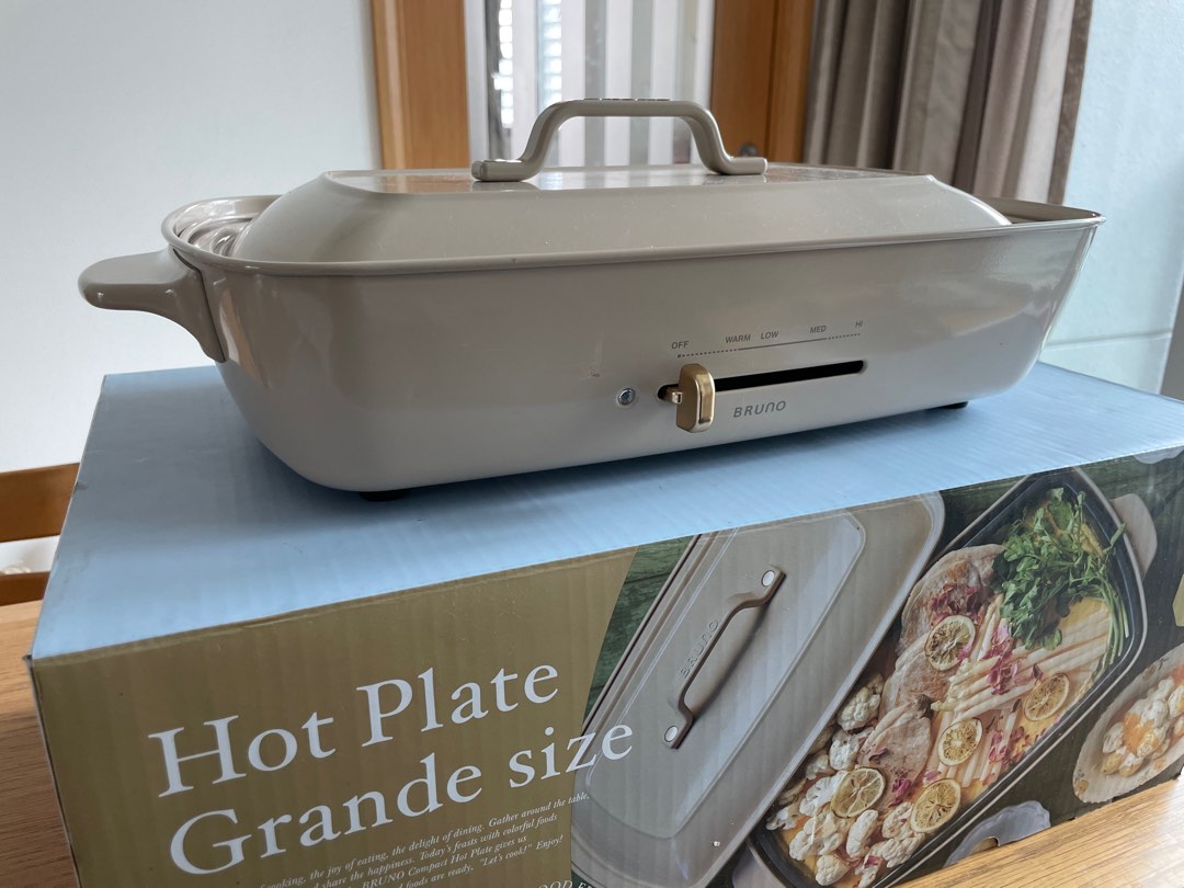 Bruno Hot Plate Grande Size, TV & Home Appliances, Kitchen Appliances