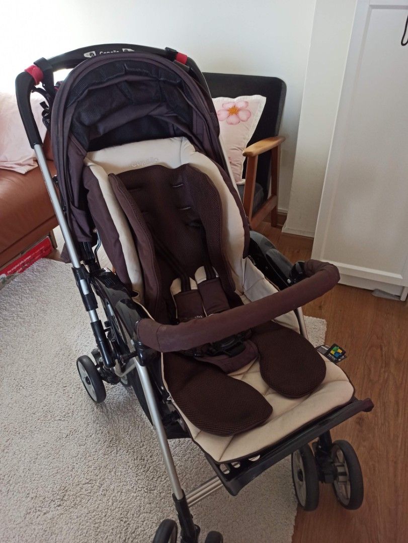 Capella Korean Baby Stroller Pram Full Set with reversible handle