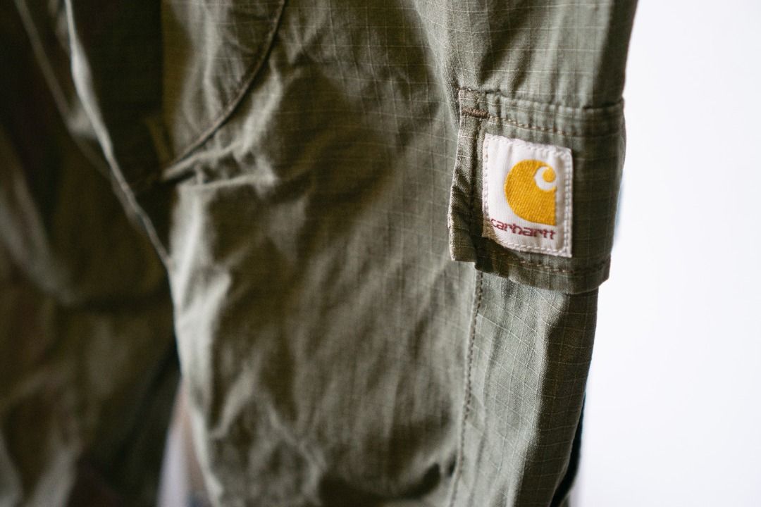 Carhartt WIP Aviation Cargo Pants Sz 28 Olive, Men's Fashion, Bottoms