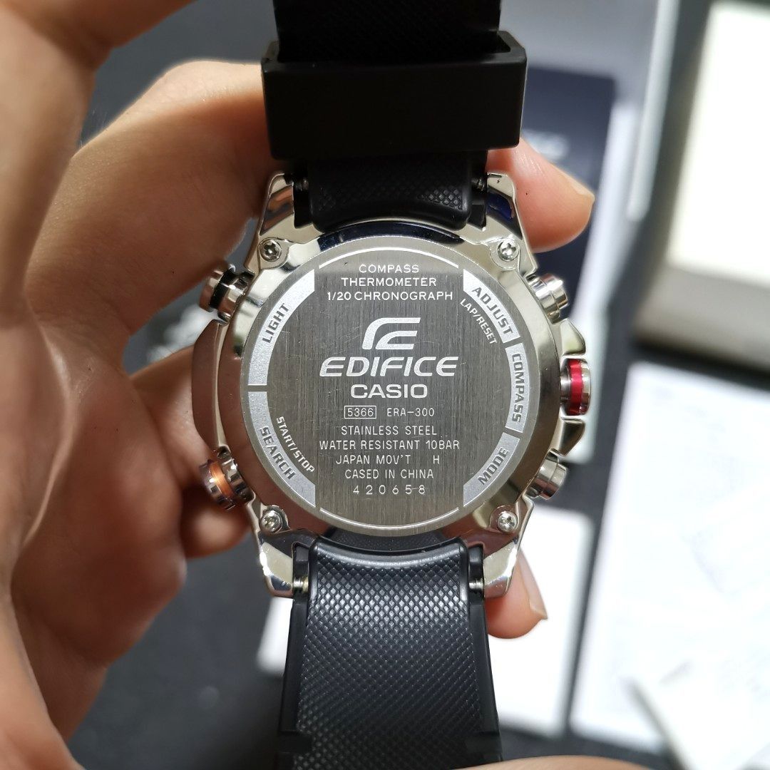 Casio edifice discount compass thermometer