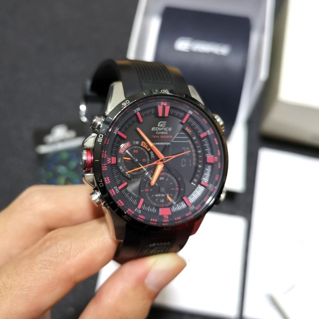 Casio Edifice Watch with Thermometer and Compass Sport Features