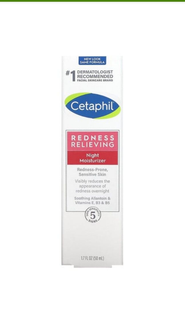 Cetaphil Redness Relieving Night Moisturizer, Beauty & Personal Care ...