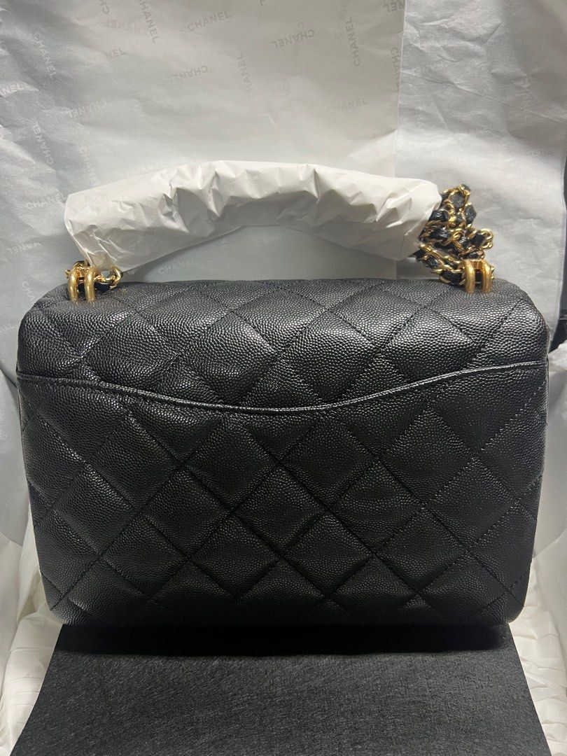 Chanel 22K Coco First Caviar Flap Bag - 23cm (Small), Luxury, Bags &  Wallets on Carousell