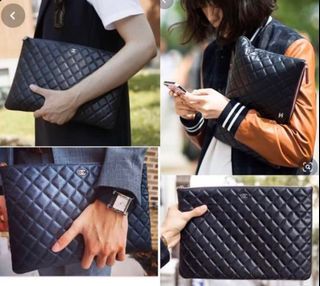 Chanel Classic large pouch Caviar