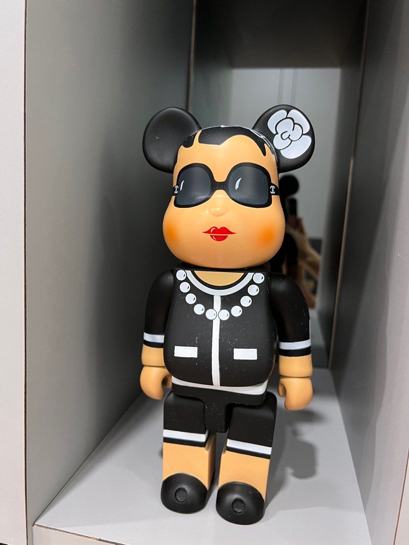 BEARBRICK A COCO CHANEL TOY BY MEDICOM numbered  CHANEL N777 to the  reverse 27cm high wit