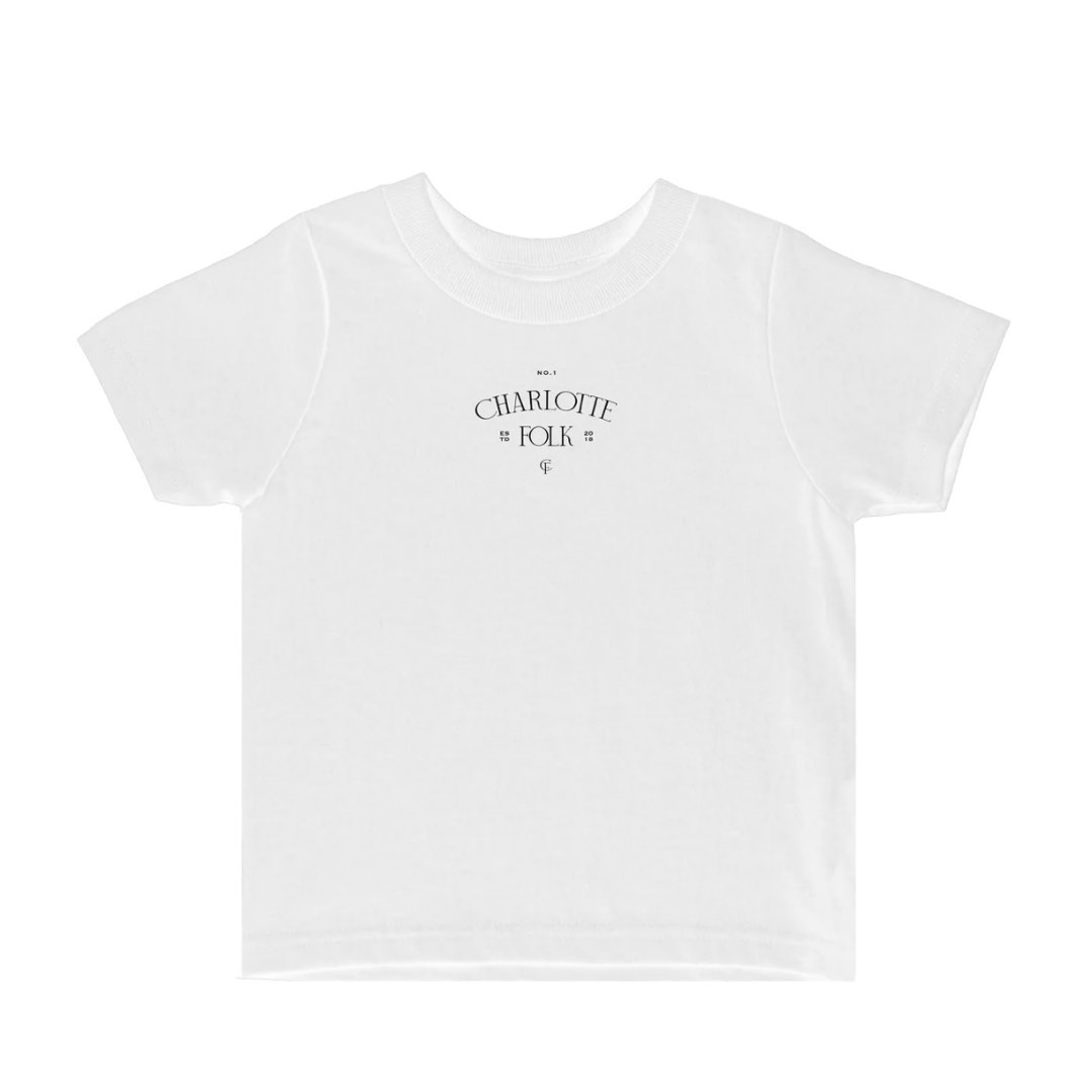 Charlotte Folk Core Baby Tee (in black), Women's Fashion, Tops, Shirts ...
