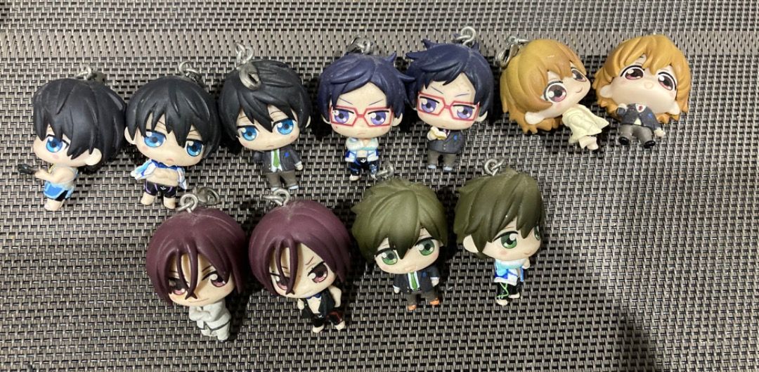 Anime shop chibi keychains