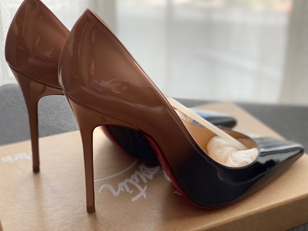 Christian louboutin Decollete 554 in patent size 37.5 Luxury Sneakers Footwear on Carousell