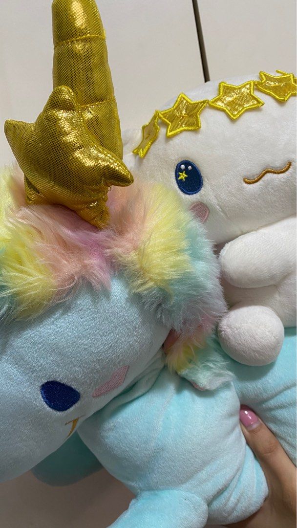 Cinnamoroll with Unicorn plushie, Hobbies & Toys, Toys & Games on Carousell