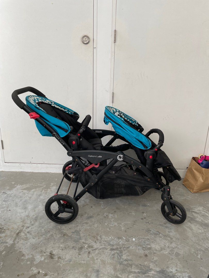 Contours elite double stroller sale