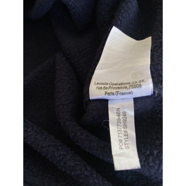 Crewneck Lacoste White Navy Original Second Preloved Polo Shirt