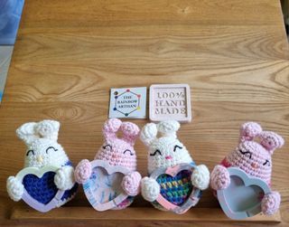Crochet Valentine Rabbit