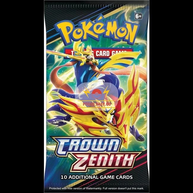 Crown Zenith [PTCG LIVE] [PTCGO] Digital Online Booster Packs