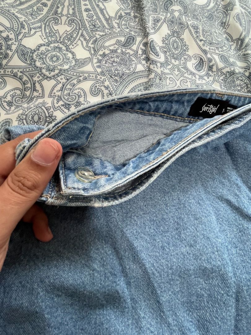 Sportsgirl denim 2025 wrap skirt