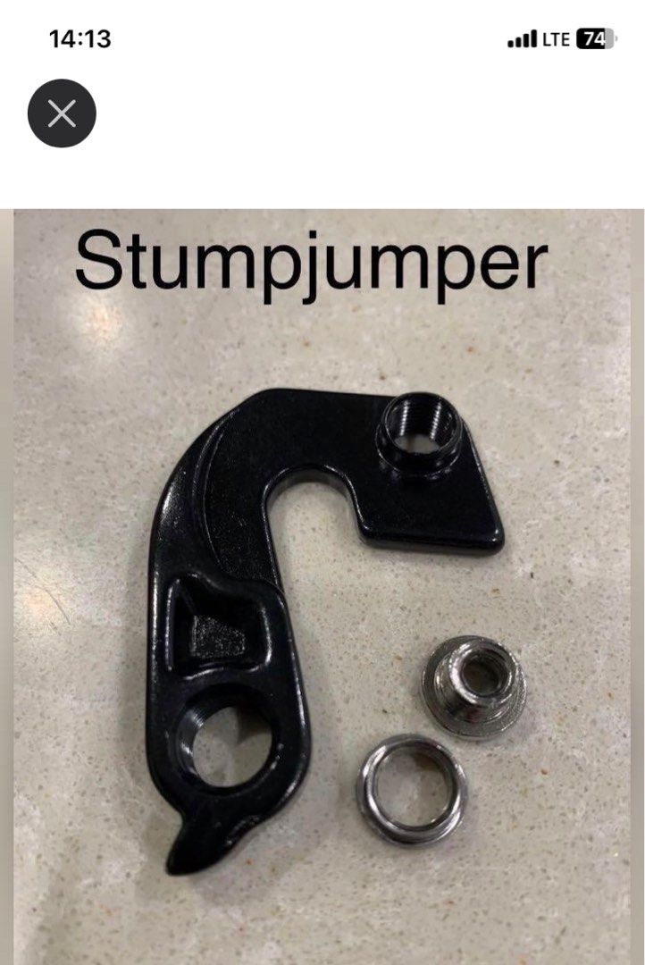 derailleur hangers specialized stumpjumper, $30. Giant AX 770-D, $11 (Category: Parts & Accessories) located in Singapore. Submitted by 10100010d9yr3hhff5y (Listing ID 1177163753, Image 1). Description: Selling a few Various type of derailleur hangers to clear repository. All are authentic branded new. .. specialized stumpjumper, $30. Giant AX 770-D, $11 Thank you. non-refundable .