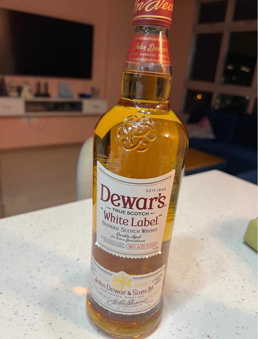 Dewars White Label - 1 litre, Food & Drinks, Alcoholic Beverages on ...