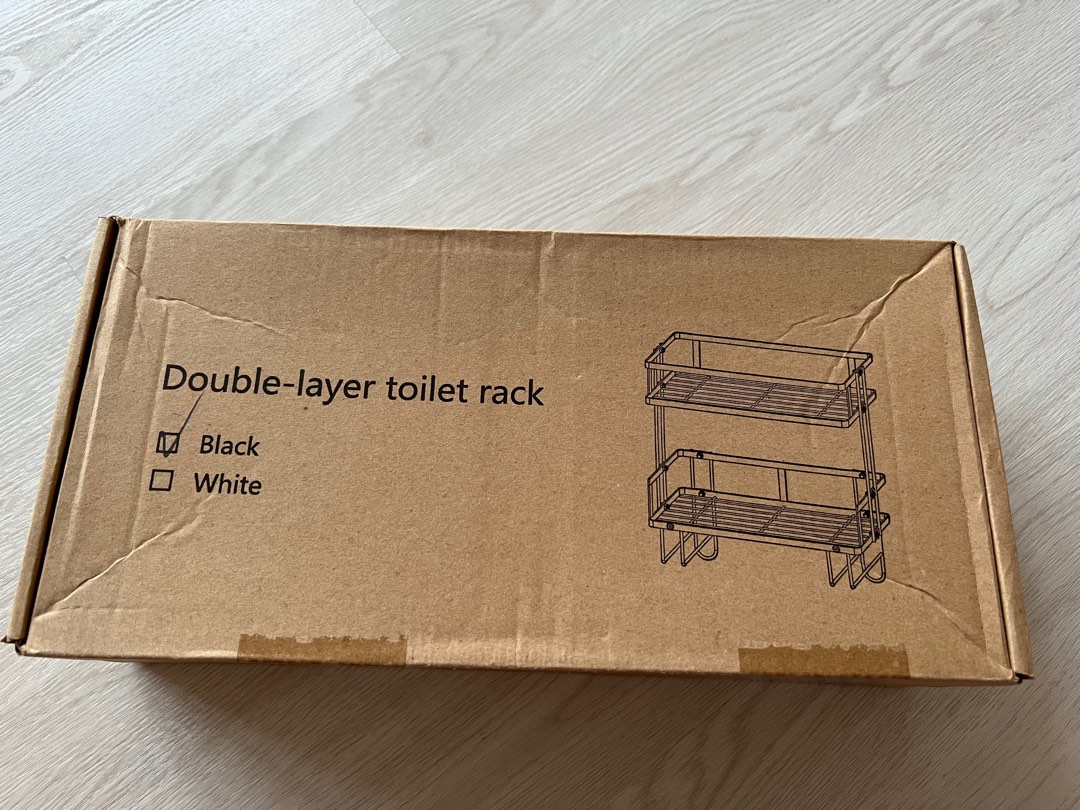 Double Layer Toilet Rack, Furniture & Home Living, Bathroom & Kitchen
