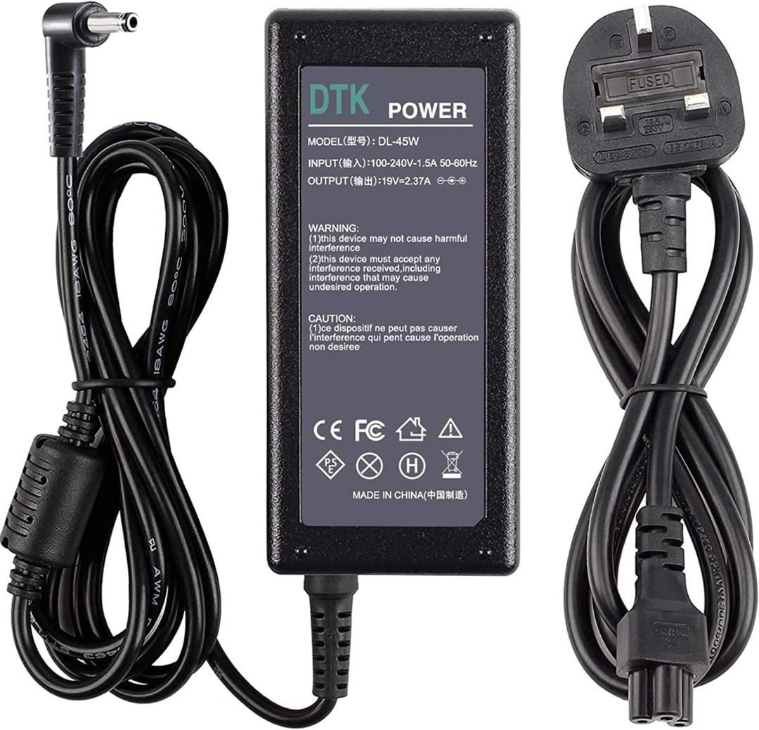 .com: Angwel 19V 2.37A 45W AC Laptop Adapter Charger for