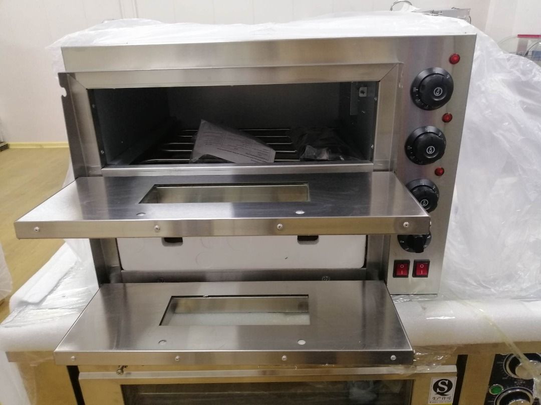 ELECTRIC STONE TRAY DOUBLE DECK OVEN ONSTOCK !! (Category: Ovens & Toasters) located in Caloocan City. Submitted by Dominic288 (Listing ID 1209948088, Image 2). Description: SPECIFICATION: 2 deck 2 trays electric oven Capacity : 20L/48L Power 220V, 50Hz/60Hz, 3000W Stainless steel electric oven Accessories : bake tray, bake rack Product Dimension (L x W x H) (cm) : 56x 56 x 44. Tray: 39cm haba. # SAME DAY DELIVERY !!! - PICK UP IN SILANG CAVITE -
