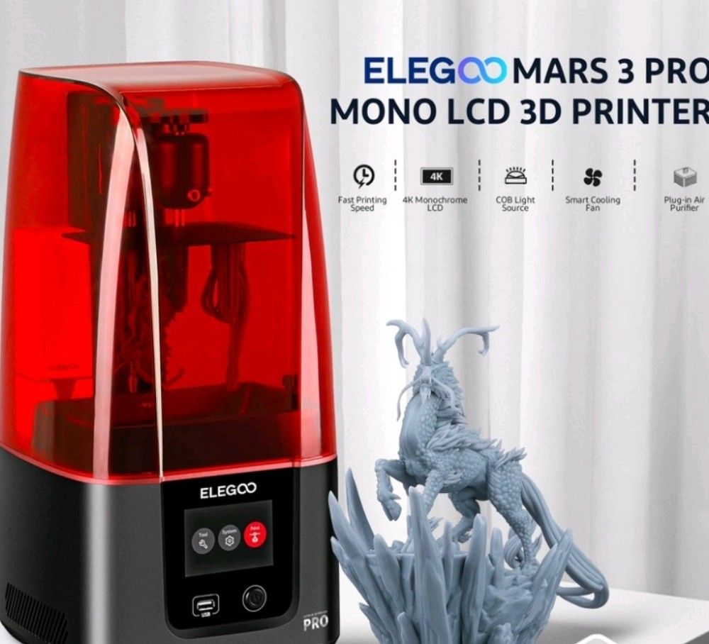 Elegoo Mars 3 Pro Printer, Computers & Tech, Printers, Scanners
