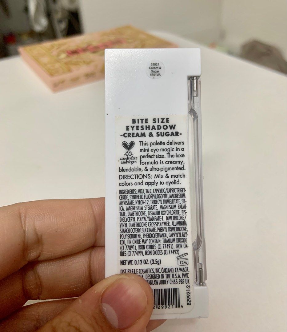 Elf cosmetics Bite Size Eyeshadow Palette in Cream & Sugar, Beauty