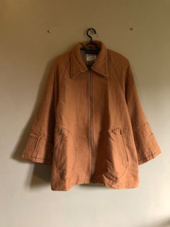 Emilio Rolla Burnt Orange Coat Jacket