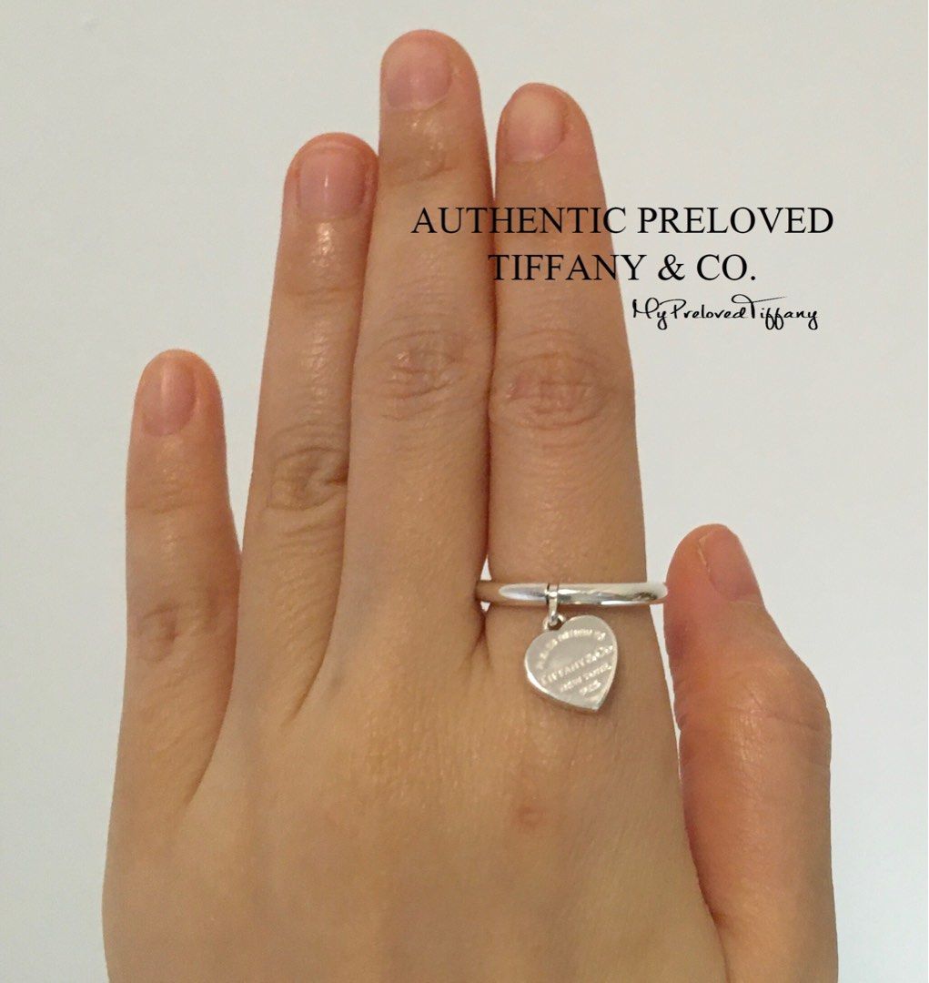 Tiffany tag cheap ring