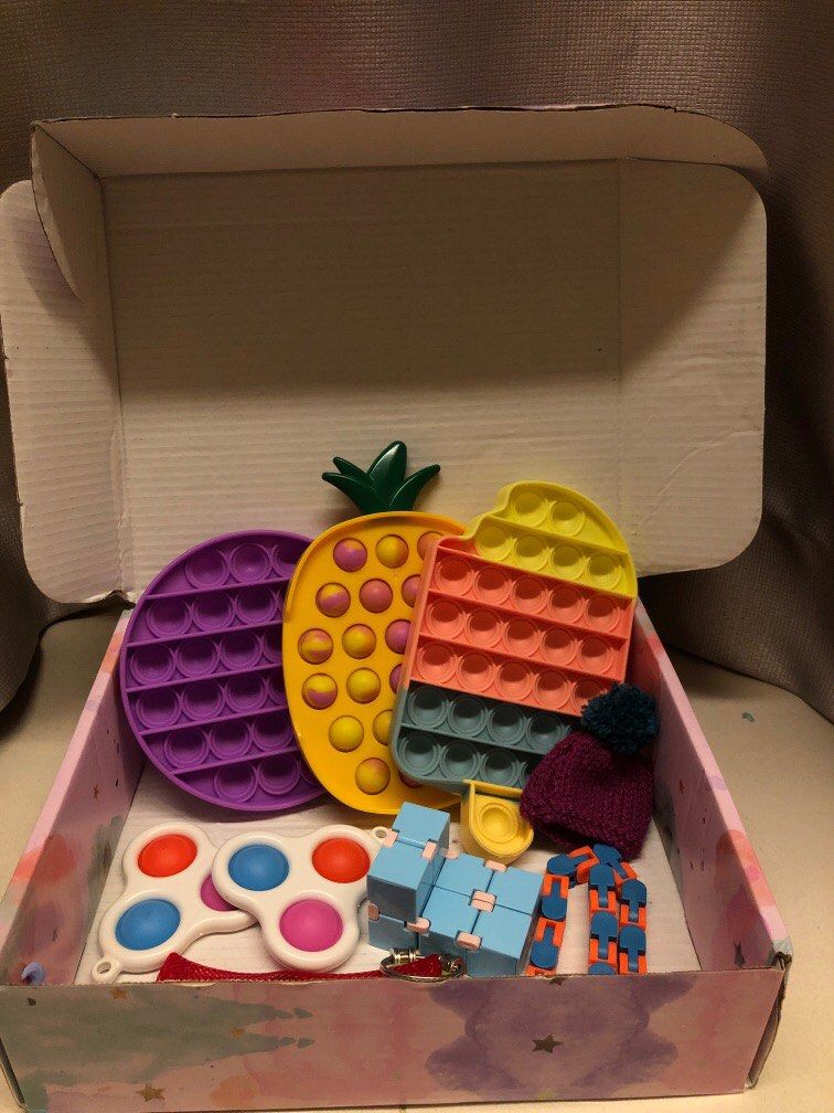 Fidget toy box, Hobbies & Toys, Toys & Games on Carousell