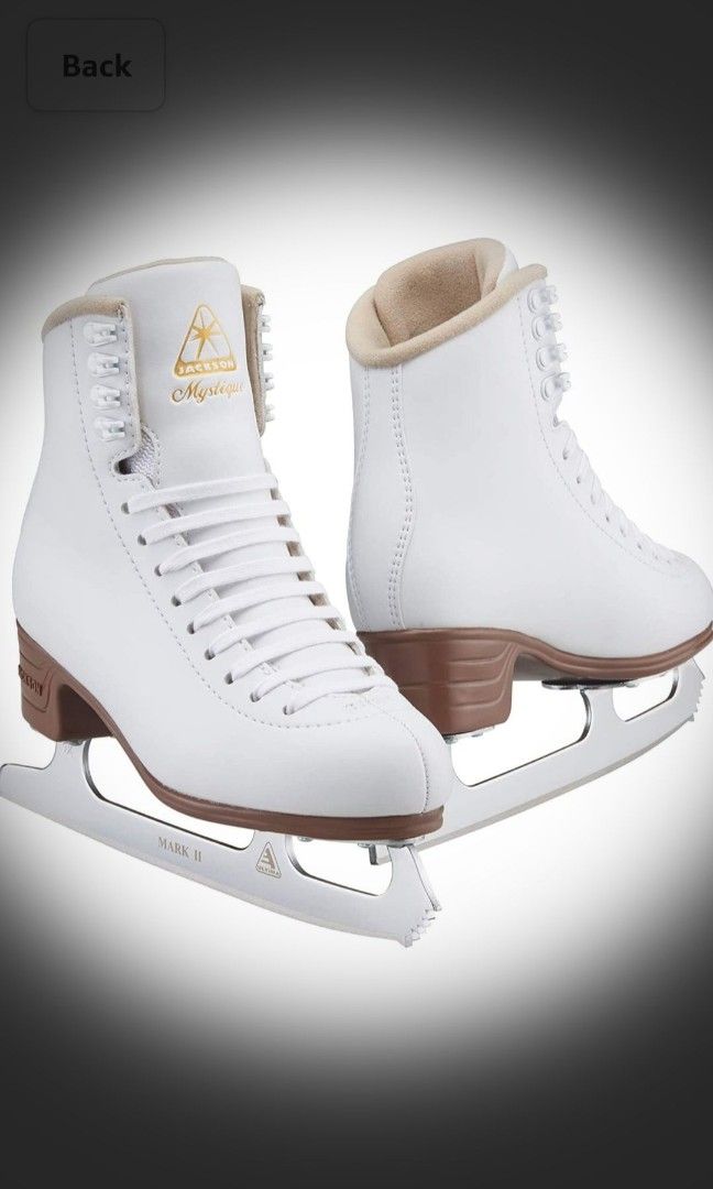 Figure Skating shoes w/ free bag (Jackson Mystique Mark II blade, Size