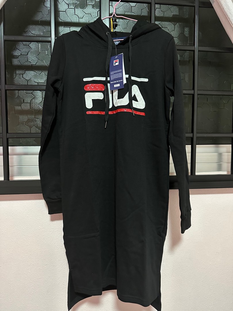 Fila hoodie dress sales