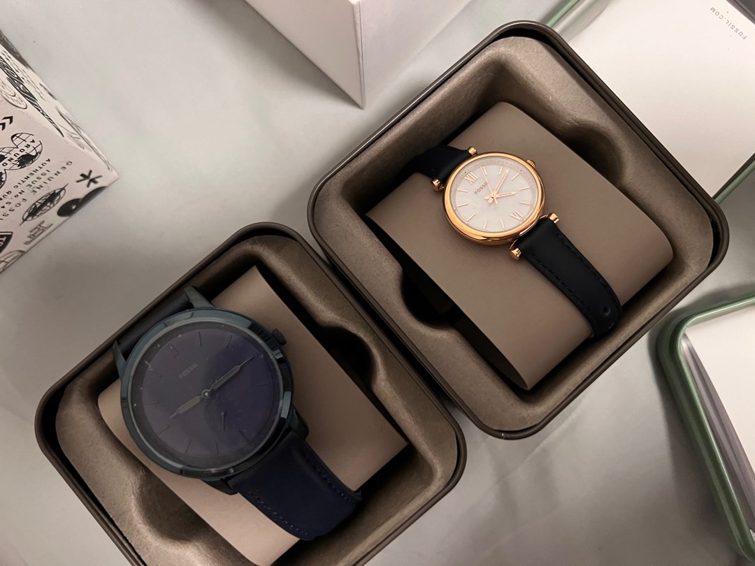 Fossil watches in pair Men s Fashion Watches Accessories
