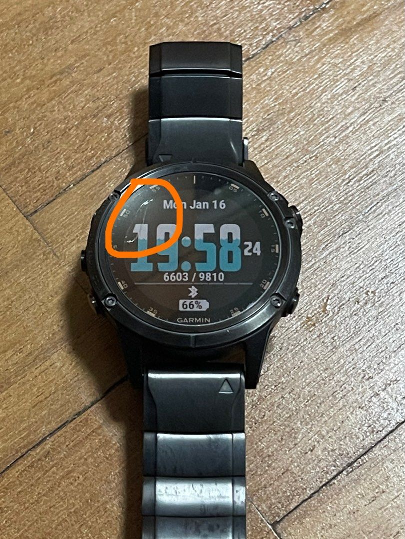 Garmin Fenix 5 Plus 47mm M. Sport GPS W atch DLC Titanium Mobile