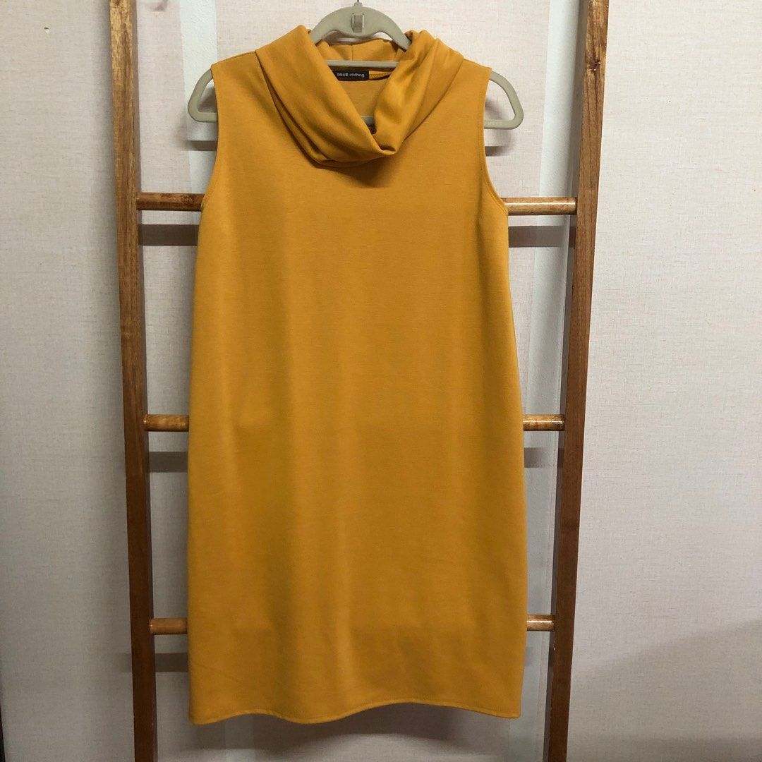 Golden Yellow Dress, Women's Fashion, Dresses & Sets, Dresses on Carousell