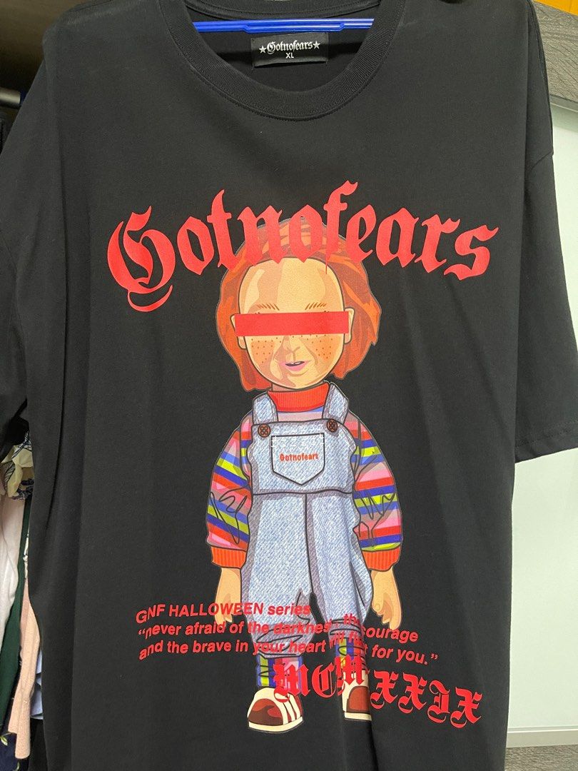 T-shirt Noir Novagang NG – Design Chucky – Toutes Tailles Disponible