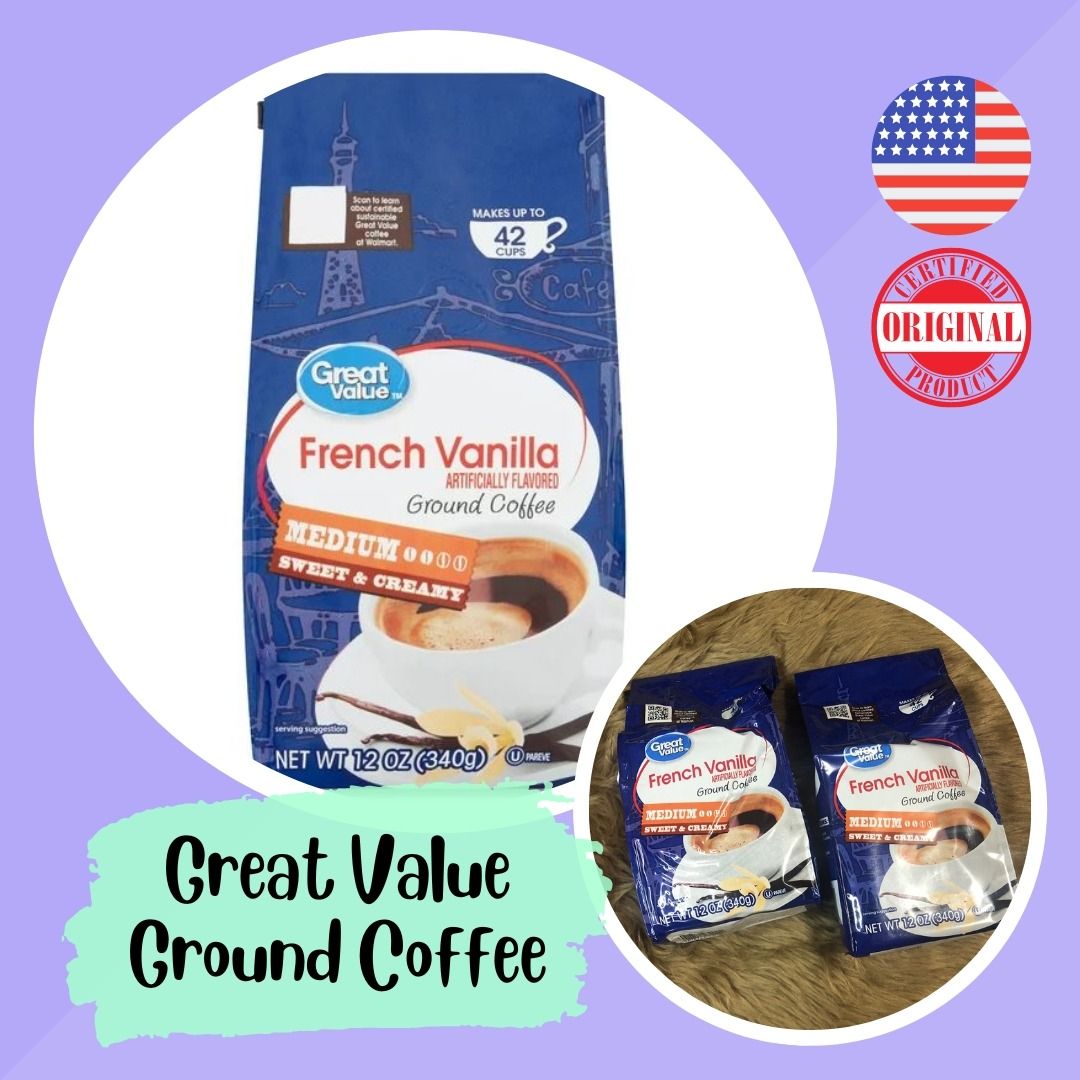 Great Value Flavored Ground Coffee 340 g Creme Brulee French Vanilla