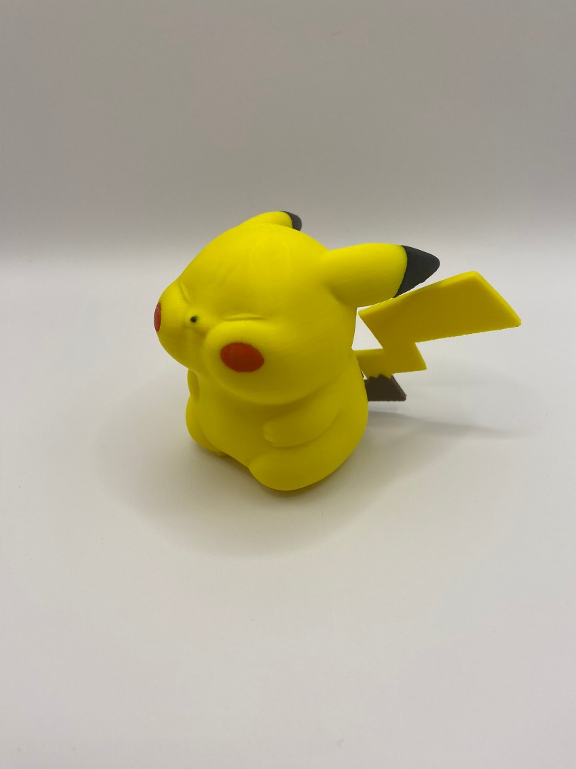 Pokemon Pikachu Chubby Figurine, Hobbies & Toys, Toys & Games on Carousell