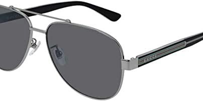 Gucci GG0528S Ruthenium/Grey 63/14/150 men Sunglasses