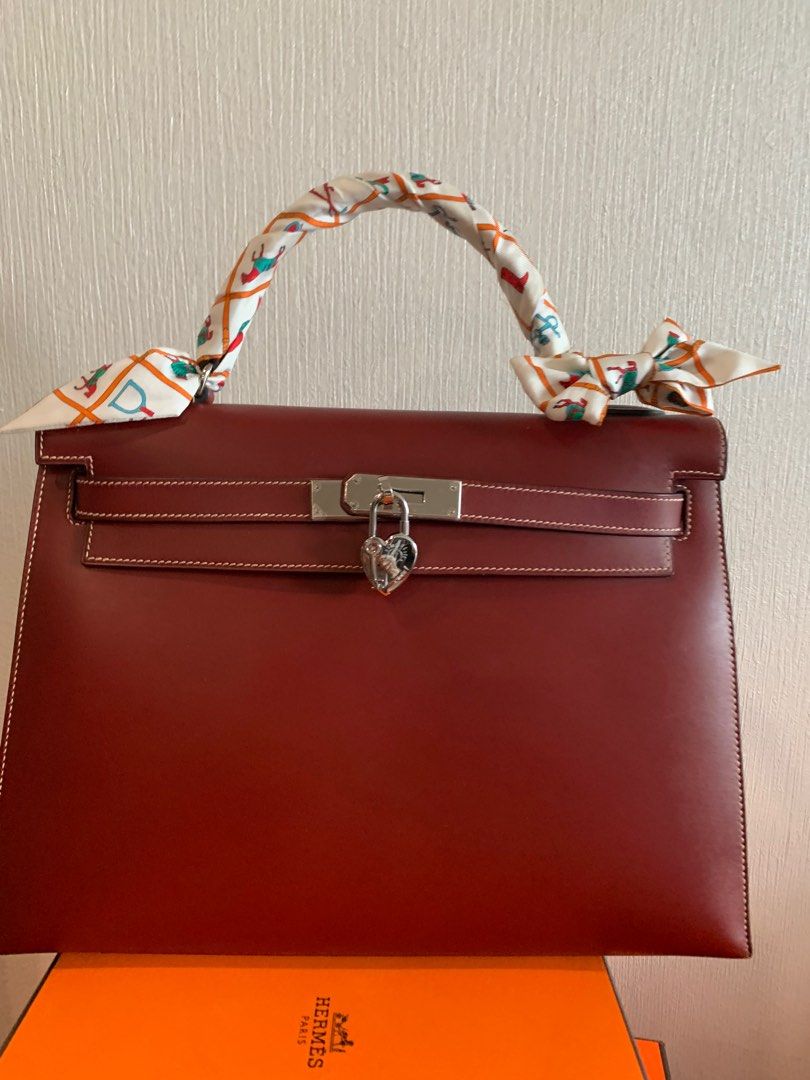 HERMES Chamonix Kelly Sellier 28 Rouge H 1310323