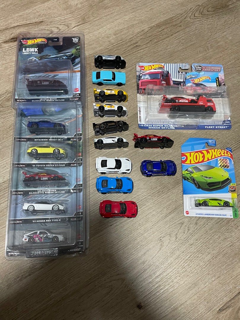 Hot wheels Liberty walk LBWK set, Hobbies & Toys, Toys & Games on Carousell