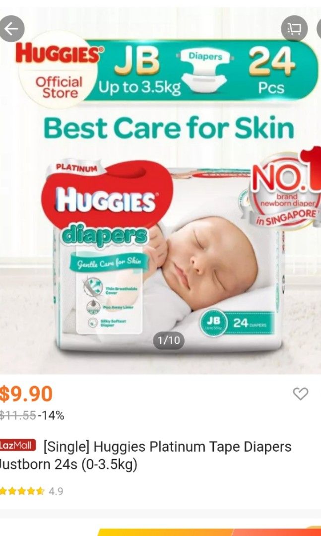 Huggies platinum jb discount