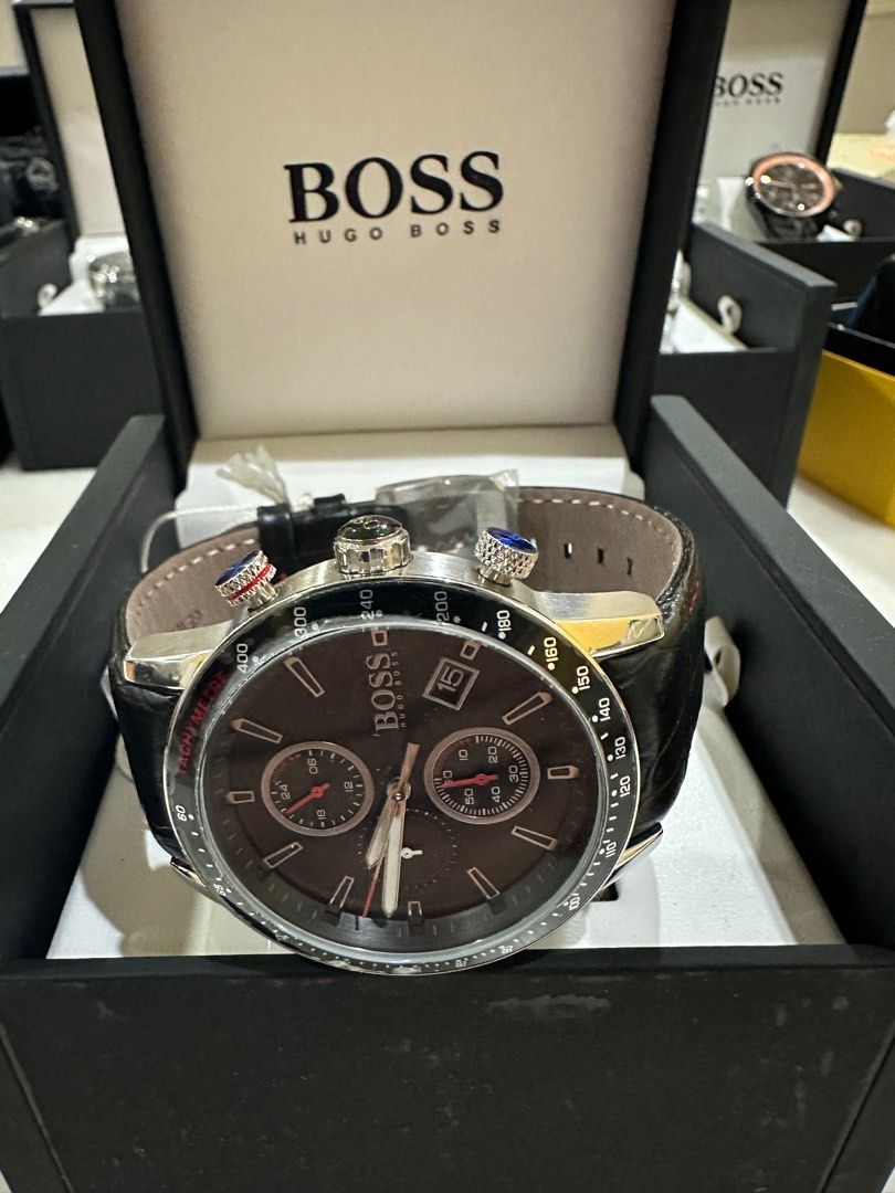 Hugo Boss Rafale Chronograph black watch Men s Fashion Watches
