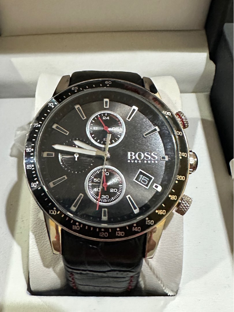 Hugo boss discount rafale watch silver