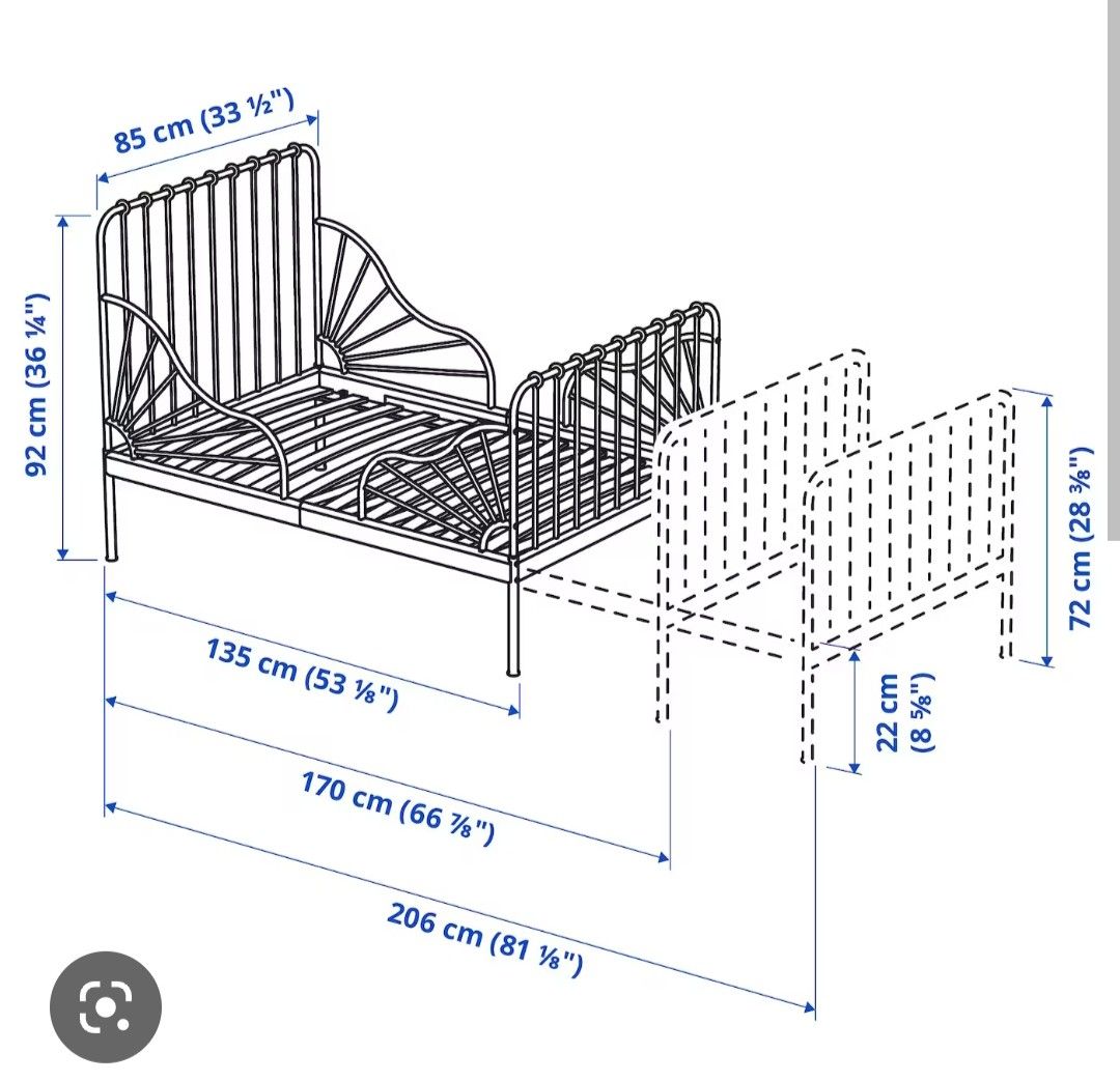 Ikea kids extendable bed, Babies & Kids, Baby Nursery & Kids Furniture
