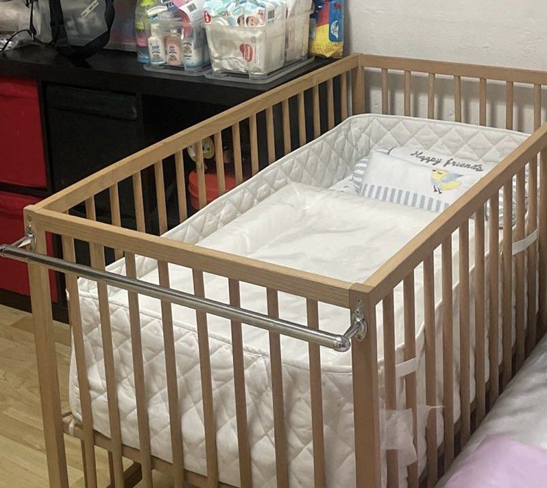 Co sleeping deals cot ikea