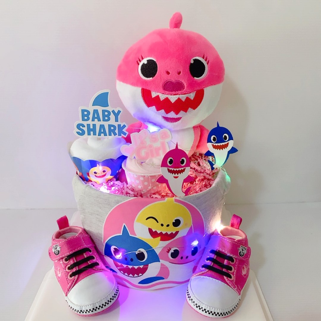 Shark diaper cake cheap