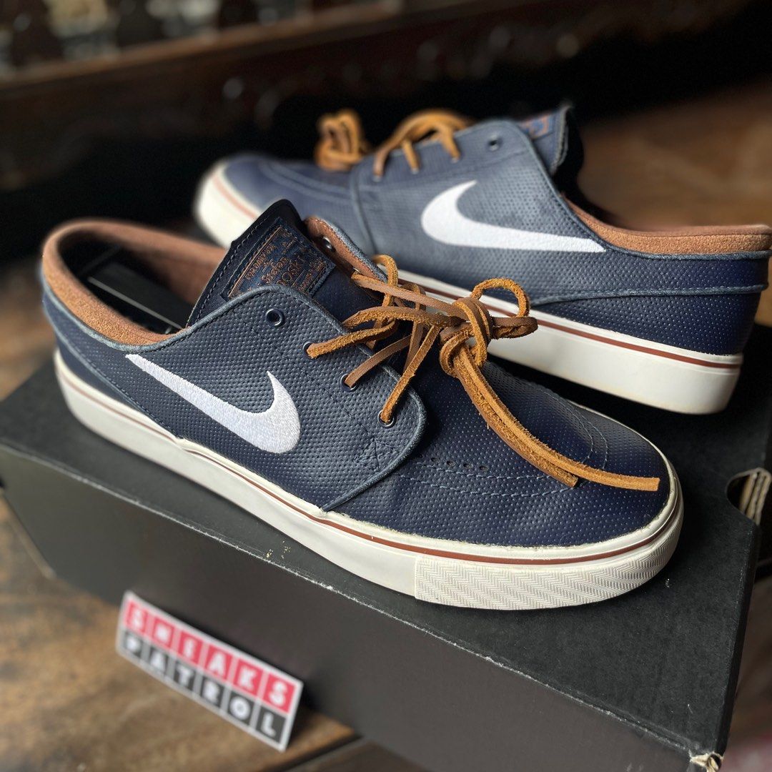 Janoski sales obsidian leather