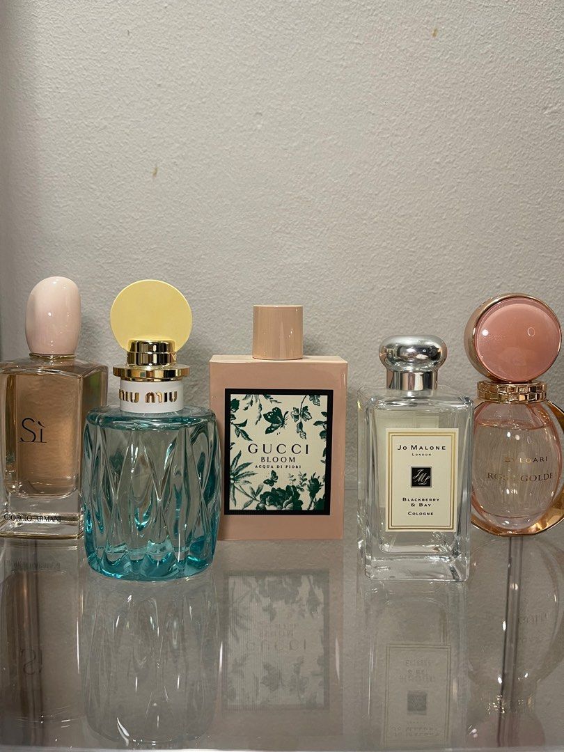 Jo Malone | Bvlgari | Miu Miu | Gucci | Giorgio Armani EDT EDP, Beauty &  Personal Care, Fragrance & Deodorants on Carousell