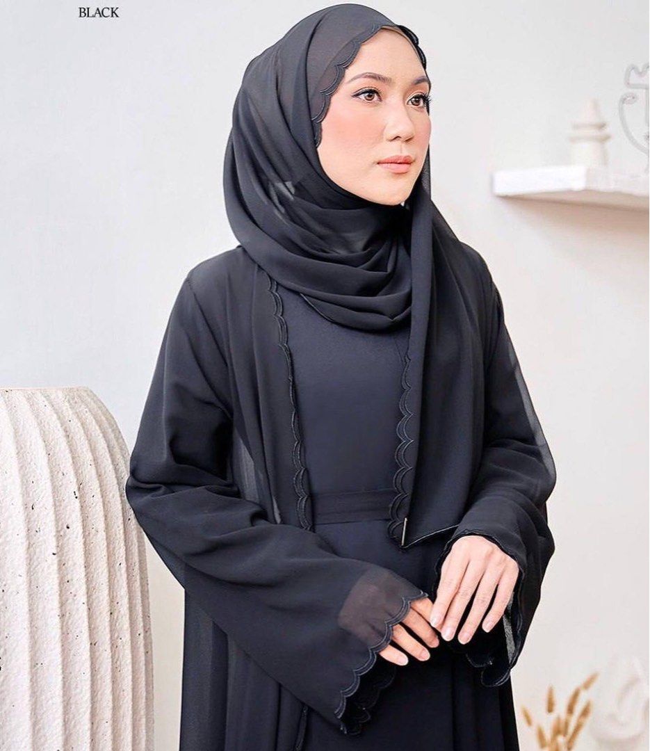 Jubah Abaya Baju Raya 2023 Womens Fashion Muslimah Fashion Baju Kurung And Sets On Carousell