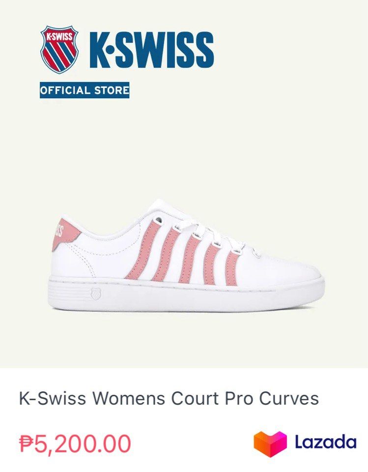 K SWISS Women s Fashion Footwear Sneakers on Carousell