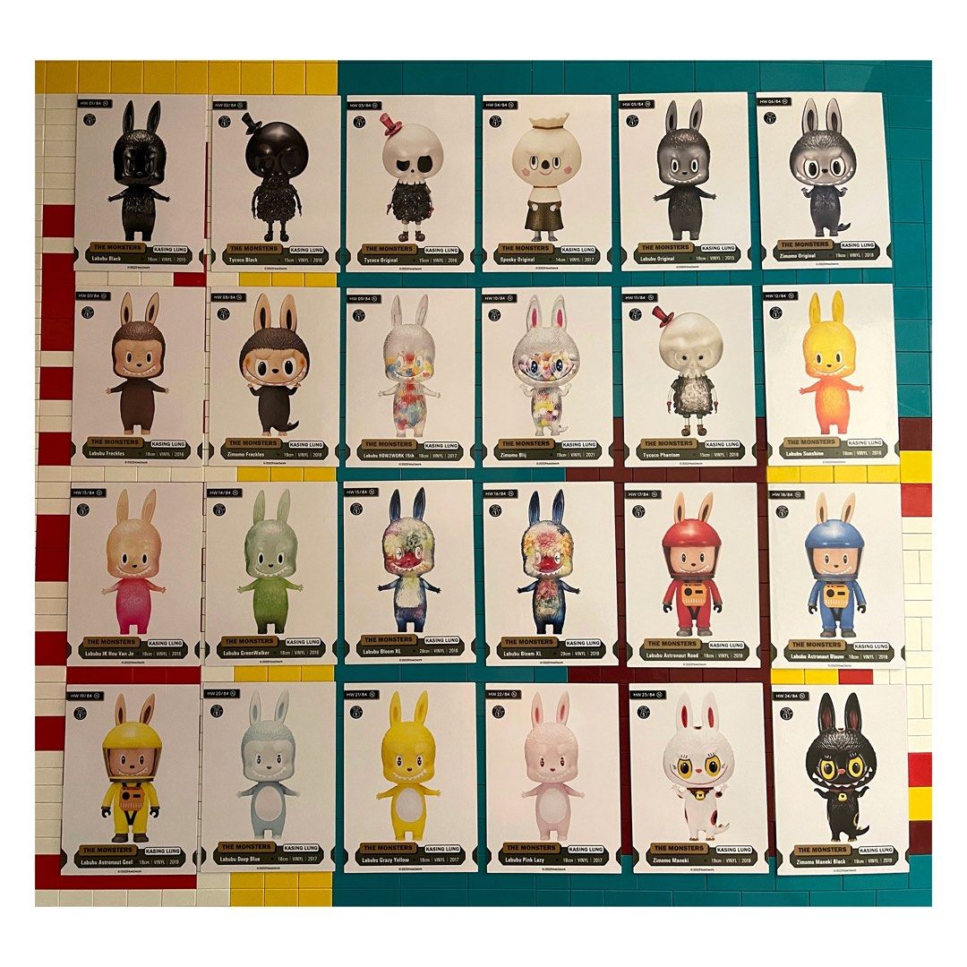 【Kasing Lung】 HOW2WORK Collectable Trading Card – The Monster Series 1 -  Zimomo Labubu（N咭 ）龍家昇限量卡珍藏咭